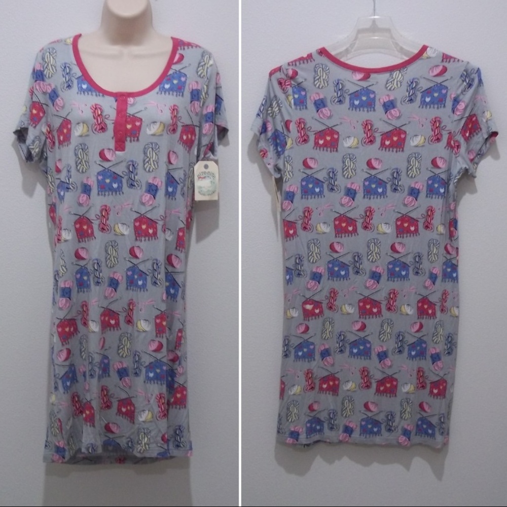 Munki Munki Nightgown Cats Yarn Knitting 1861